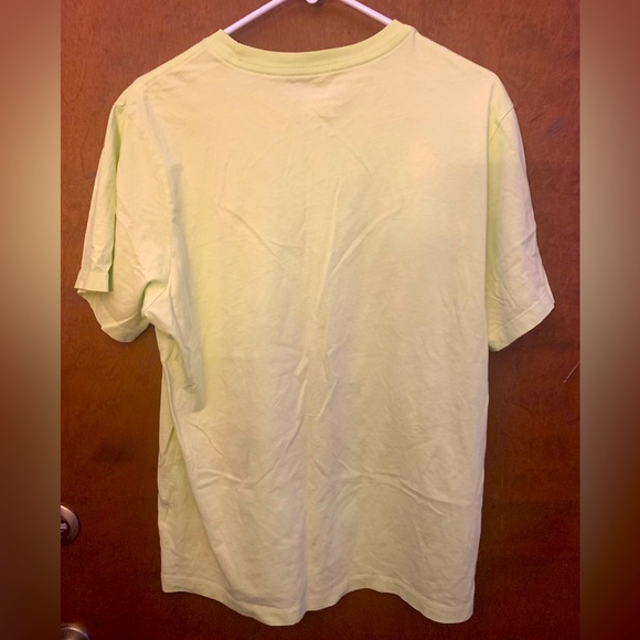 Nike Men's Just Do It Lime Green and White T-Shirt - Picture 2 of 2